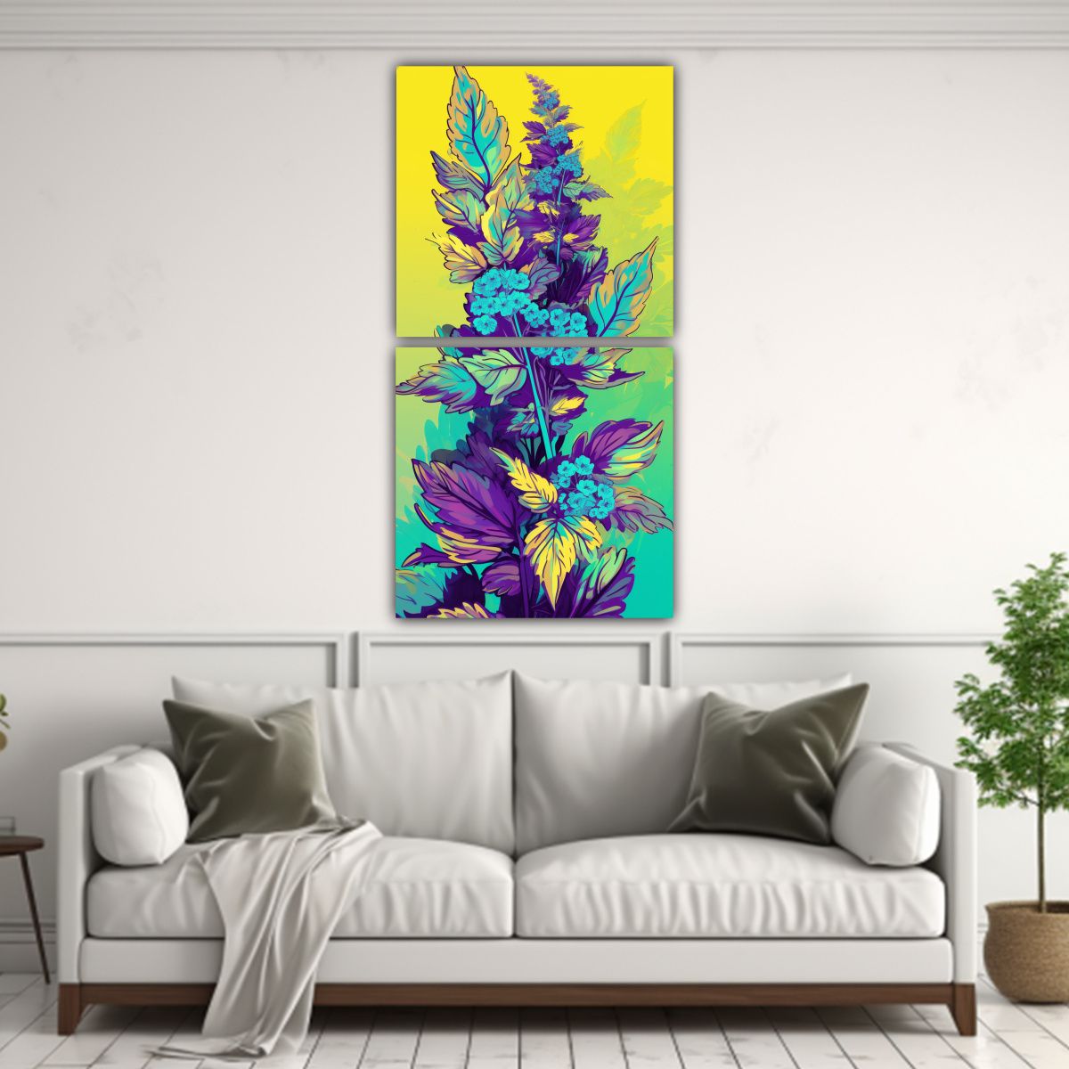 GENERICO - Pinturas Decorativas De Expresividad Conceptual 60x120 Cm