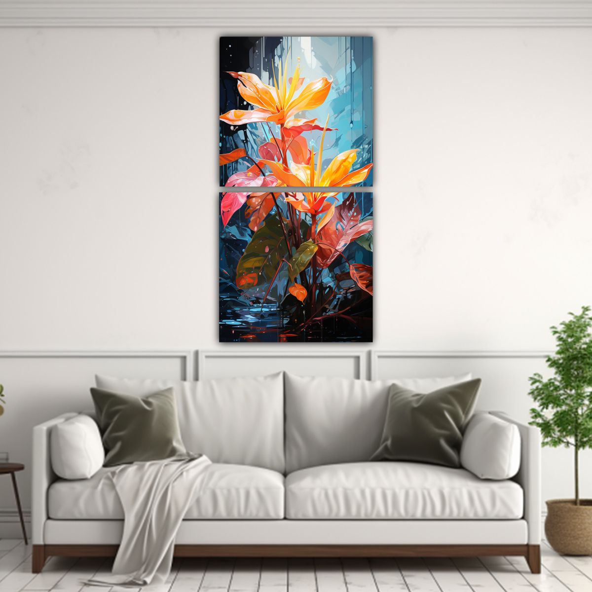 GENERICO - Lienzos Inspiradores Arte Callejero Hojas 60x120 Cm