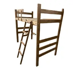 GENERICO - Cama Alta Madera Bella 1.5 plazas