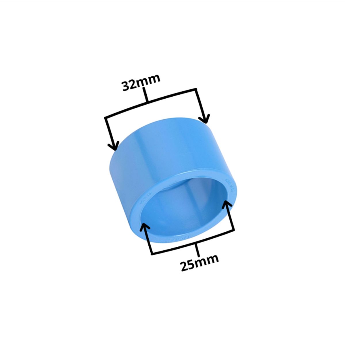 BUJE PVC CORTO PRESION CEMCEM 32MM X 25MM, marca GENERICO - Foto 2