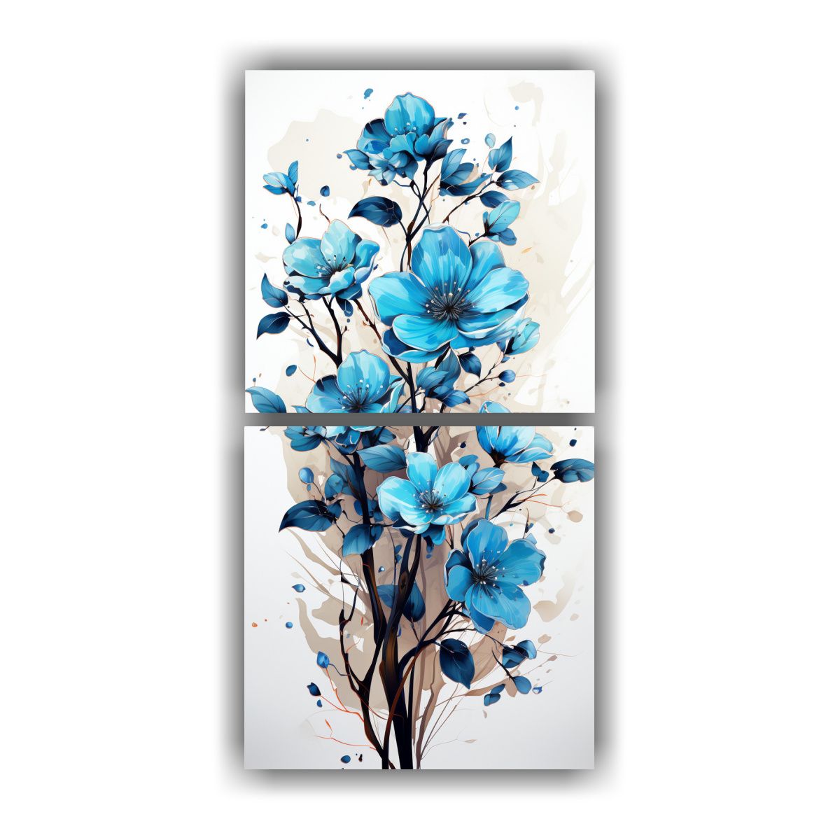 GENERICO - Cuadros De Decoración En Estilo Neonoir Motivos 50x100 Cm