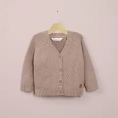 OPALINE - Chaleco beige de niño 40792