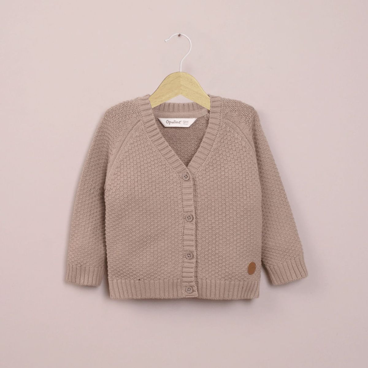 OPALINE - Chaleco beige de niño 40792