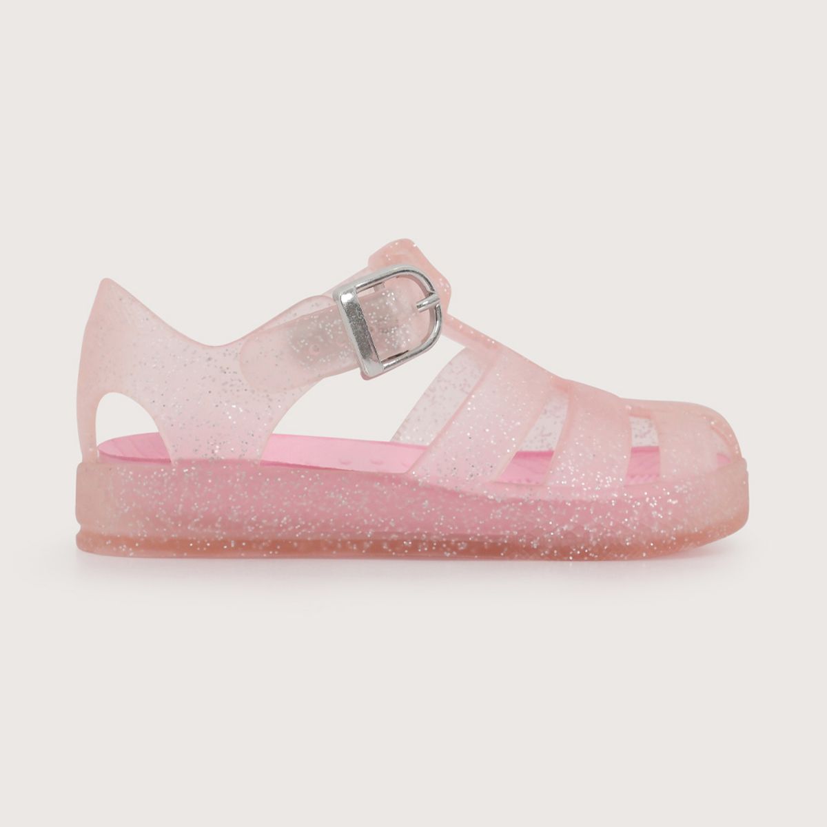 OPALINE - Sandalia primeros pasos aqua rosada de niña