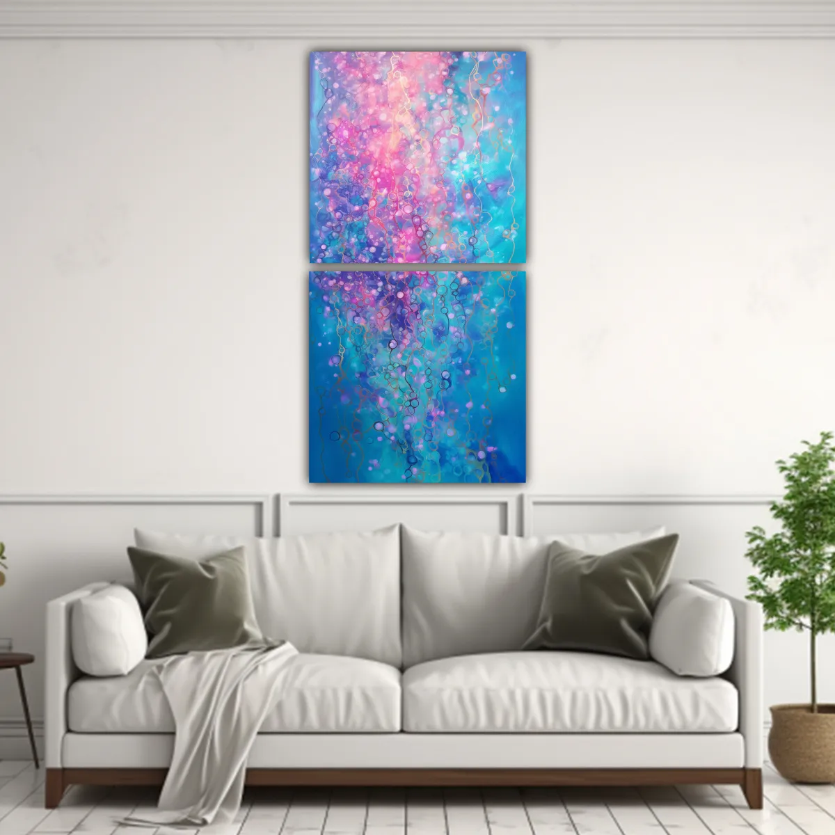 GENERICO - Pinturas Decorativas De Composición Impactante 60x120 Cm