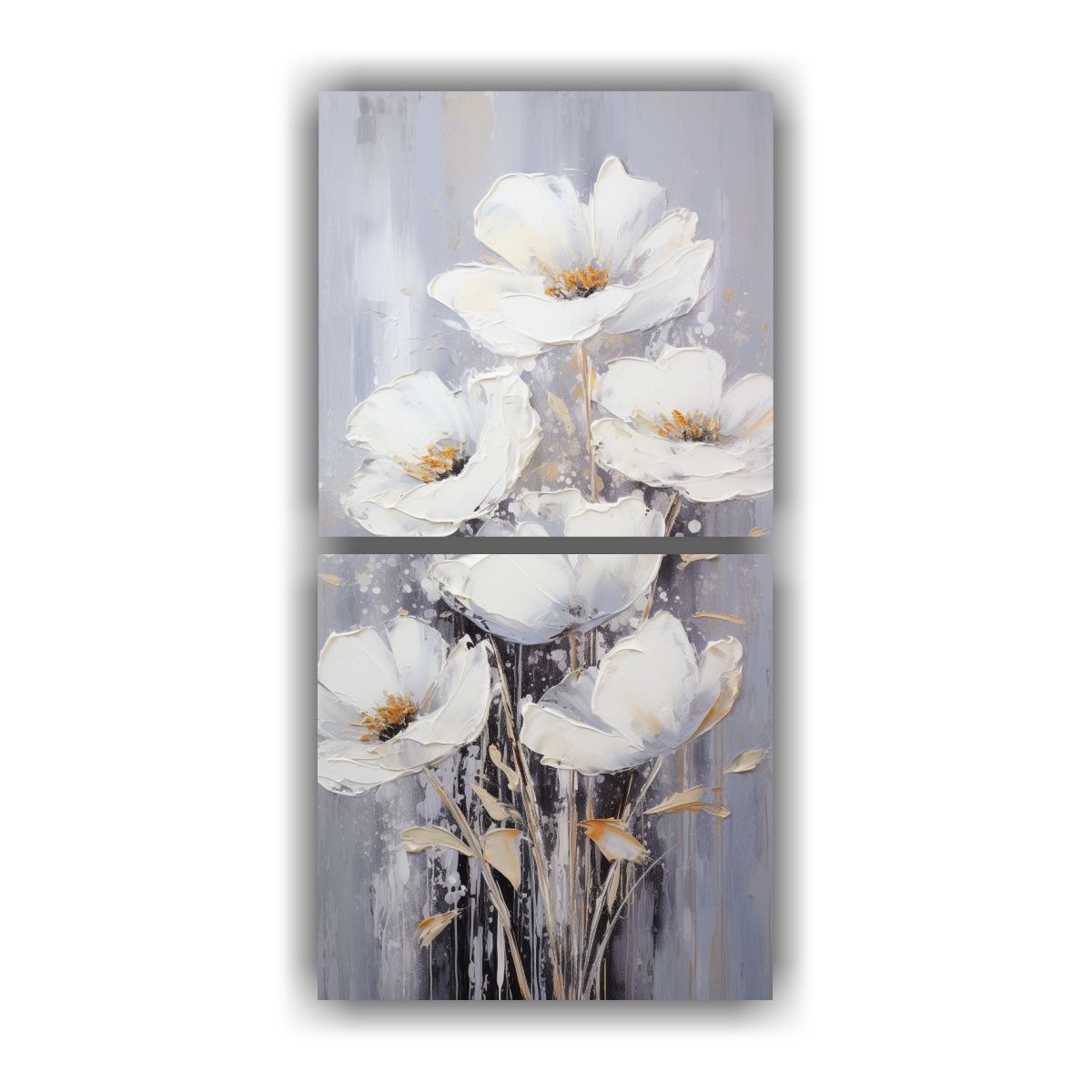 GENERICO - Pintura En Lienzo Abstracta Resistente En Colores 50x100 Cm