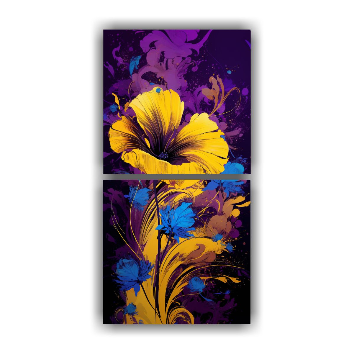 GENERICO - Cuadros Vintage De Composición Dinámica En 50x100 Cm