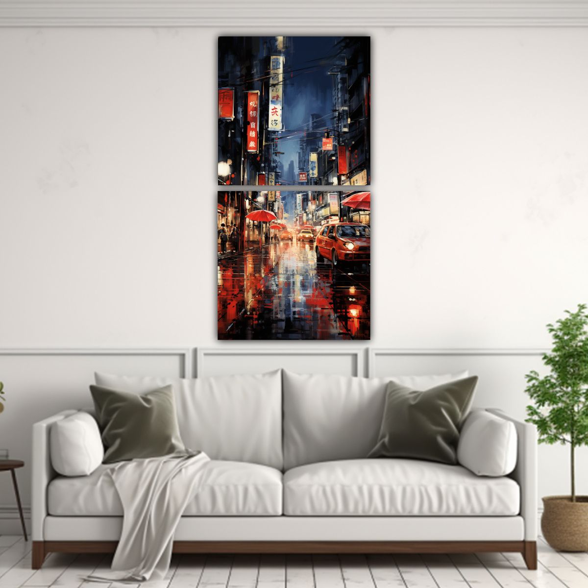 GENERICO - Pinturas Decorativas De Lienzo Vintage Para 20x40 Cm