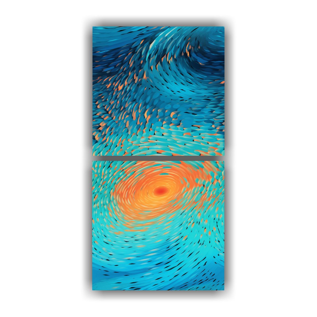 GENERICO - Cuadros Finas Líneas Habitación Hyperrealismo 30x60 Cm