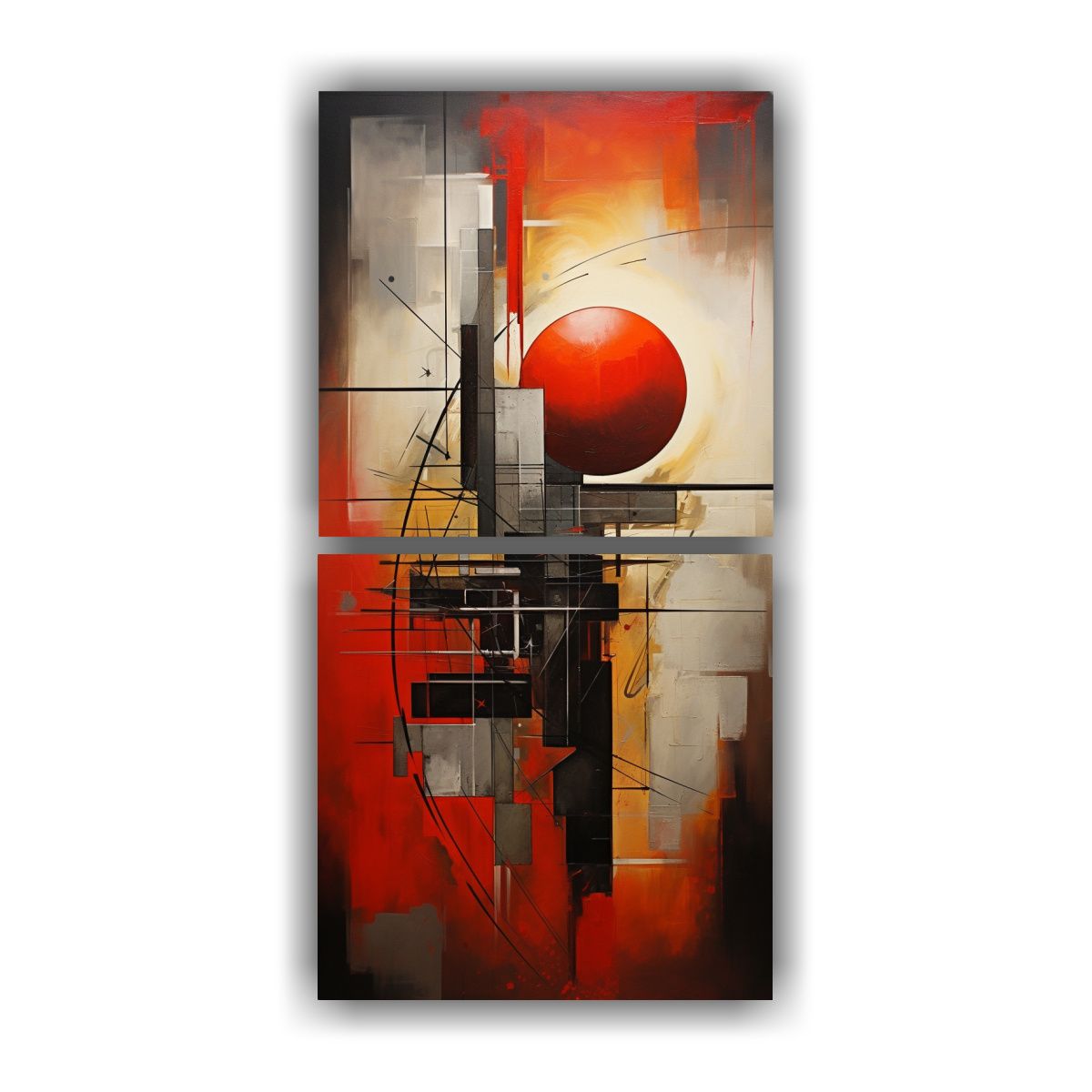 GENERICO - Cuadros Decorativos Arte Callejero Abstracto 50x100 Cm