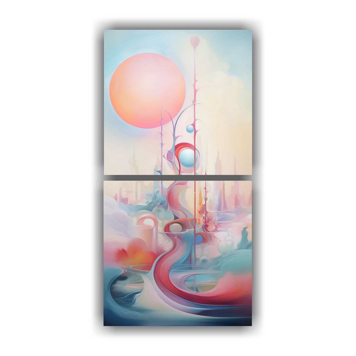 GENERICO - Fotografía Surrealista De Paisaje Onírico En 20x40 Cm