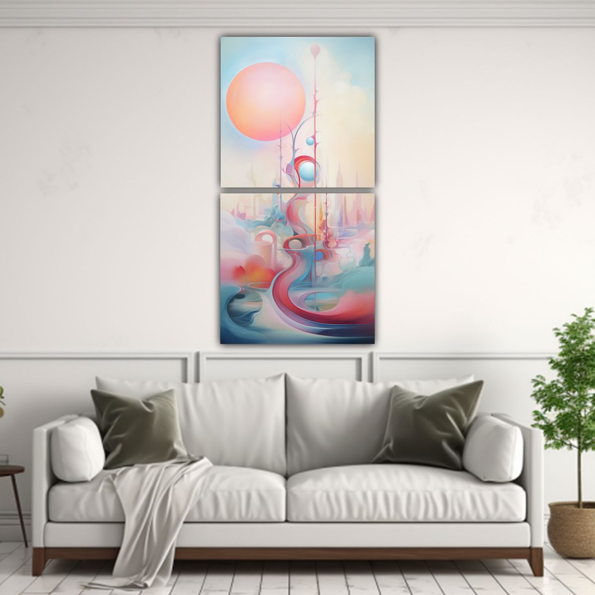 GENERICO - Fotografía Surrealista De Paisaje Onírico En 20x40 Cm