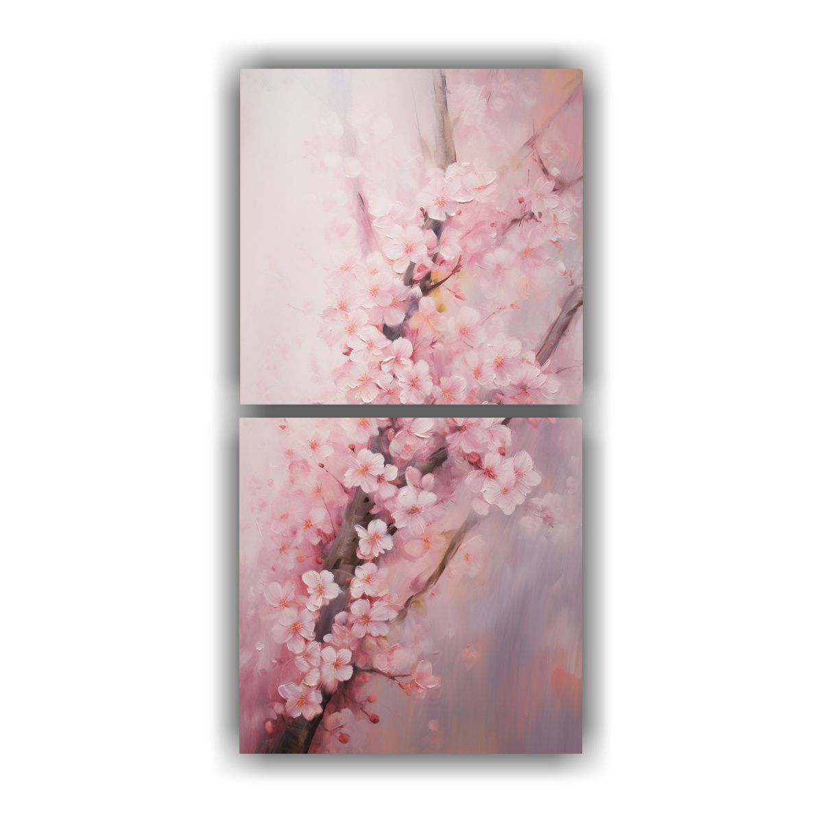 GENERICO - Cuadros Composición Majestuosas Pintura 30x60 Cm