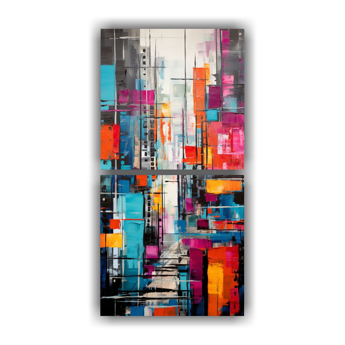 GENERICO - Pinturas Decorativas Fusiona La Energía 60x120 Cm