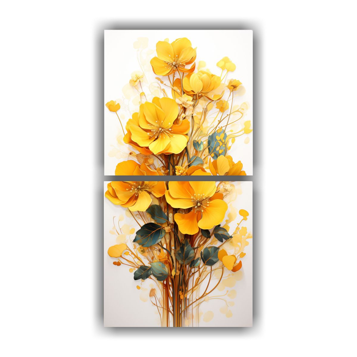 GENERICO - Pintura De Arte De Pared Vertical Árbol De 20x40 Cm
