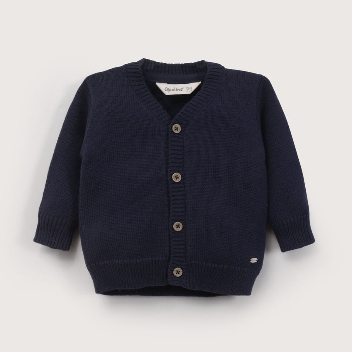 OPALINE - Chaleco azul de bebé niño 40790