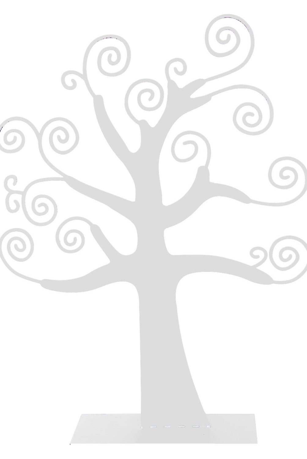 SOHOGAR - Porta Joyas Árbol Blanco 42 Cm