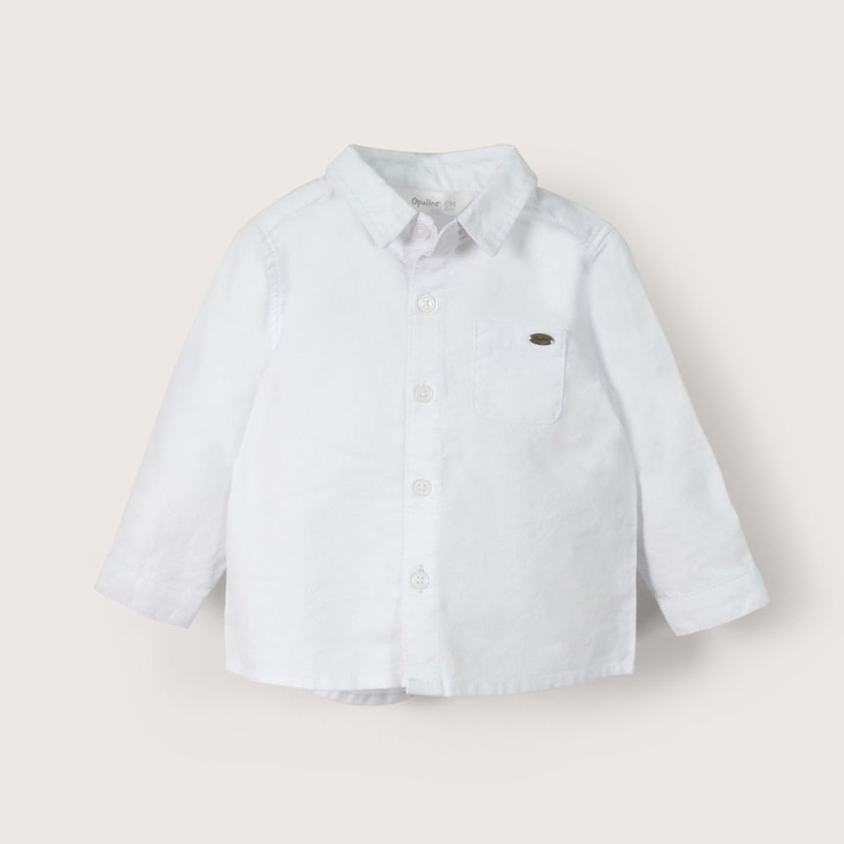 OPALINE - Camisa oxford blanca de niño 40787