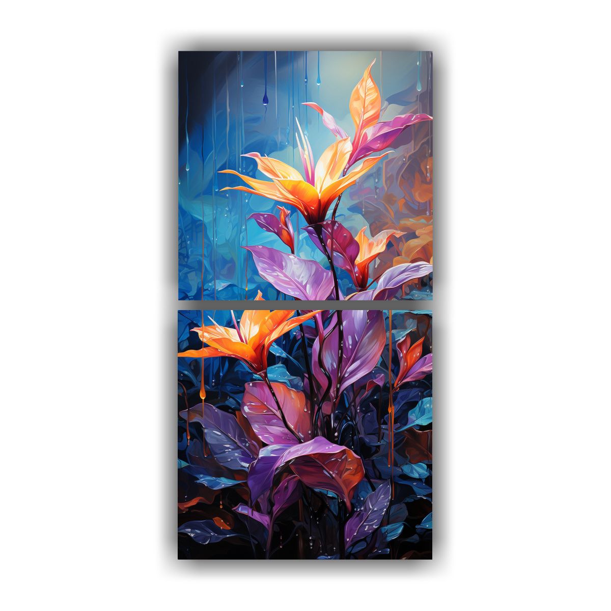 GENERICO - Set 2 Cuadros De Decoración De Alta Calidad A 30x60 Cm