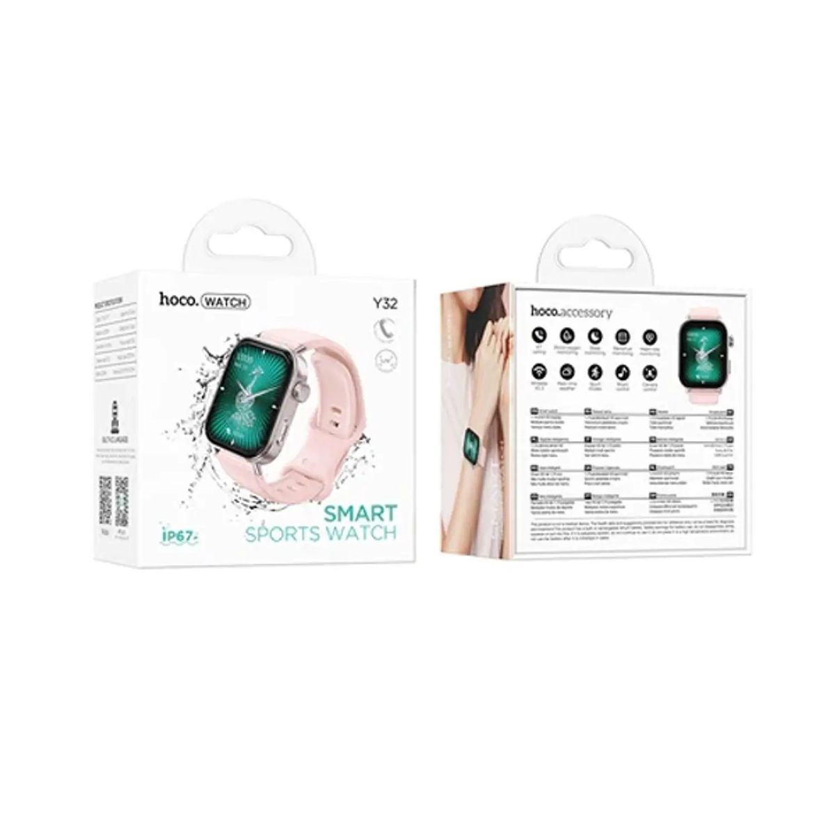 HOCO - Reloj Smartwatch Hoco Y32 color Rosado