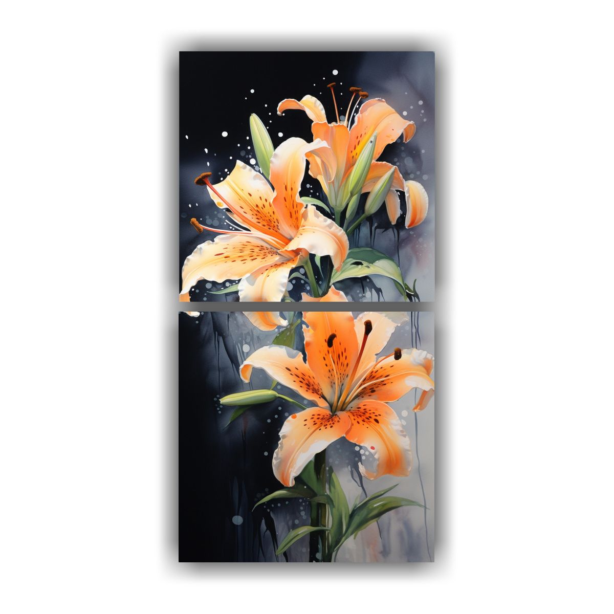 GENERICO - Cuadro Abstracto Estilo Galería Para Cuarto Con 50x100 Cm