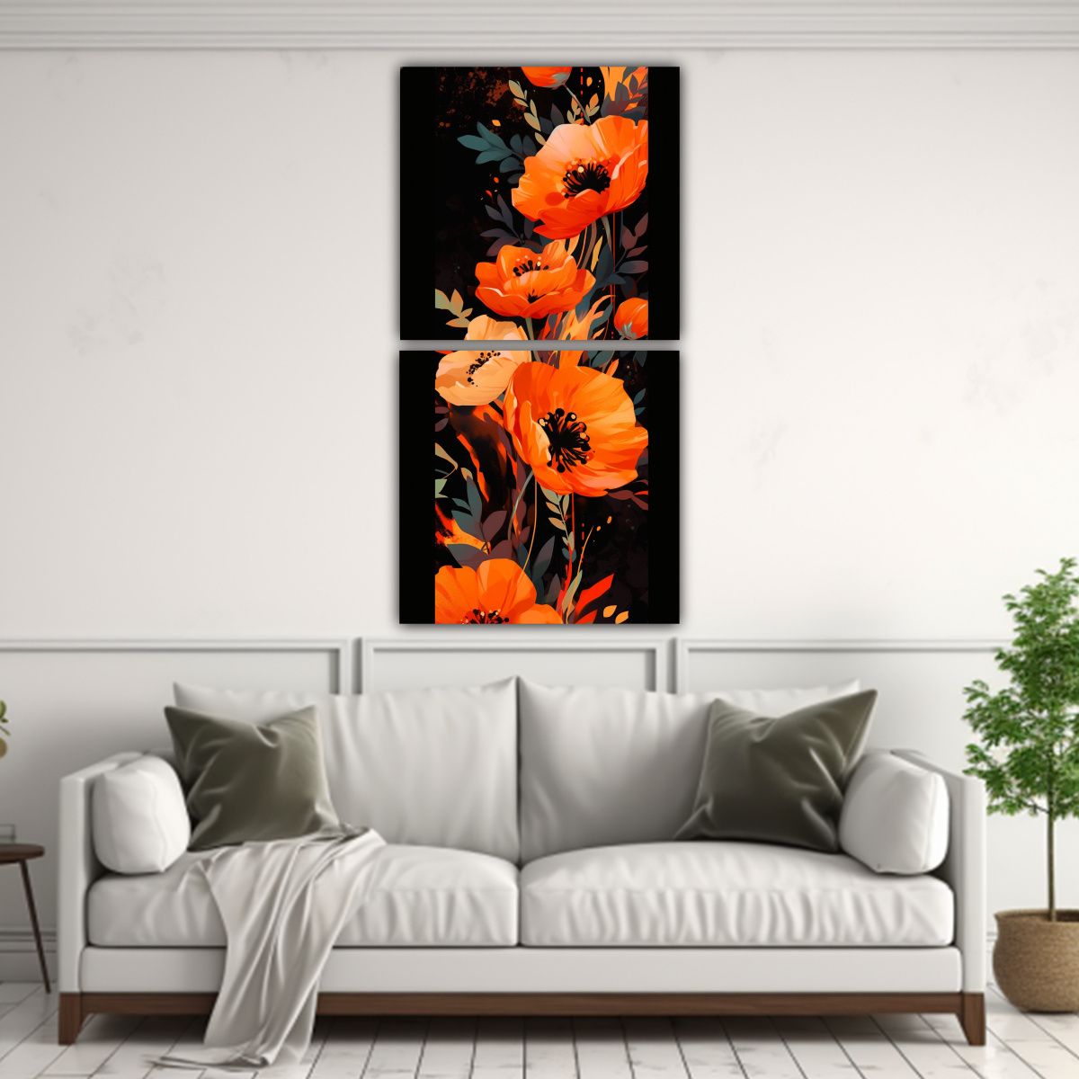 GENERICO - Pinturas Decorativas En Estilo Neonoir En Tema 60x120 Cm
