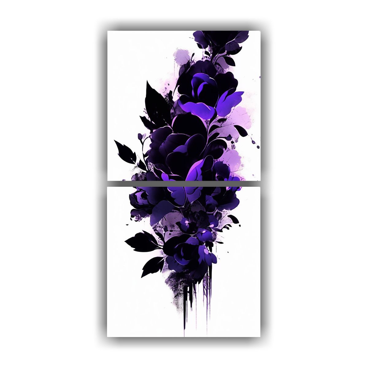 GENERICO - Arte Fotográfico Combinación De Colores Morado 40x80 Cm