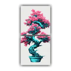 GENERICO - Pintura De Lienzo De Imagen Calmante De Un árbol 50x100 Cm