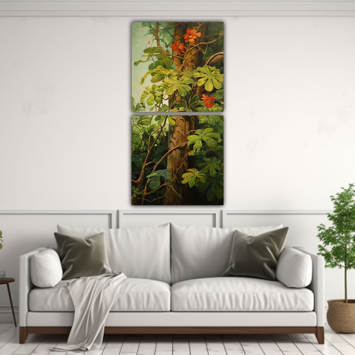 GENERICO - Pinturas Decorativas De Estilo Abstracto De Alta 40x80 Cm