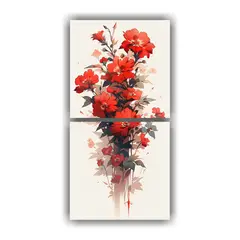 GENERICO - Conjunto De Telas En Bastidor Con Hermoso 20x40 Cm