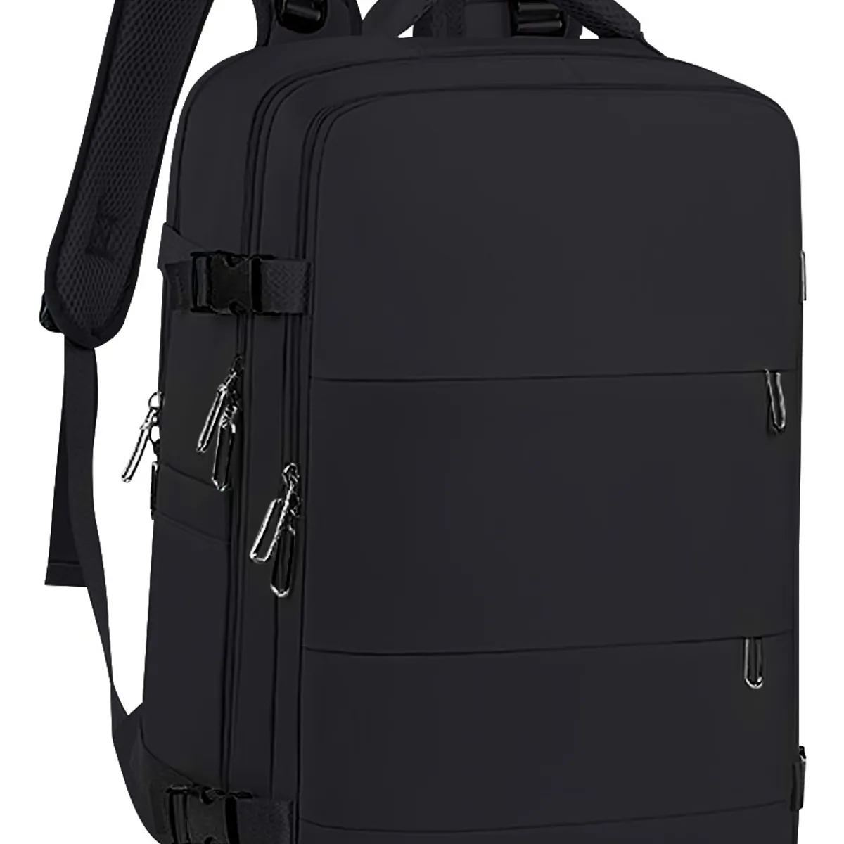 SUPERCENTER - Mochila De Viaje Avión Aprobado Gran Capacidad Negro