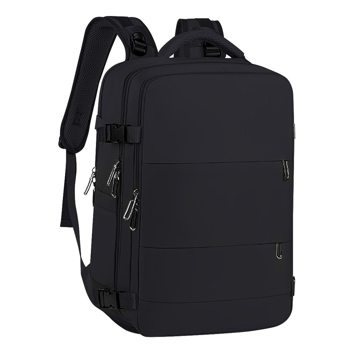 SUPERCENTER - Mochila De Viaje Avión Aprobado Gran Capacidad Negro