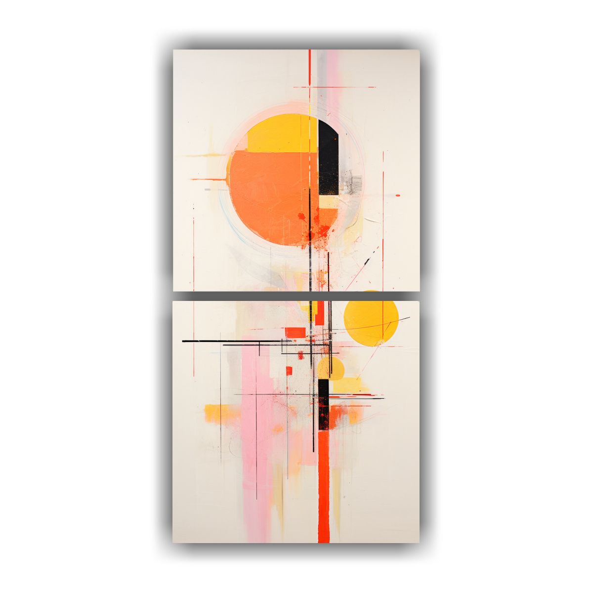 GENERICO - Pintura Decorativa Moderna De Temática Abstracta 60x120 Cm