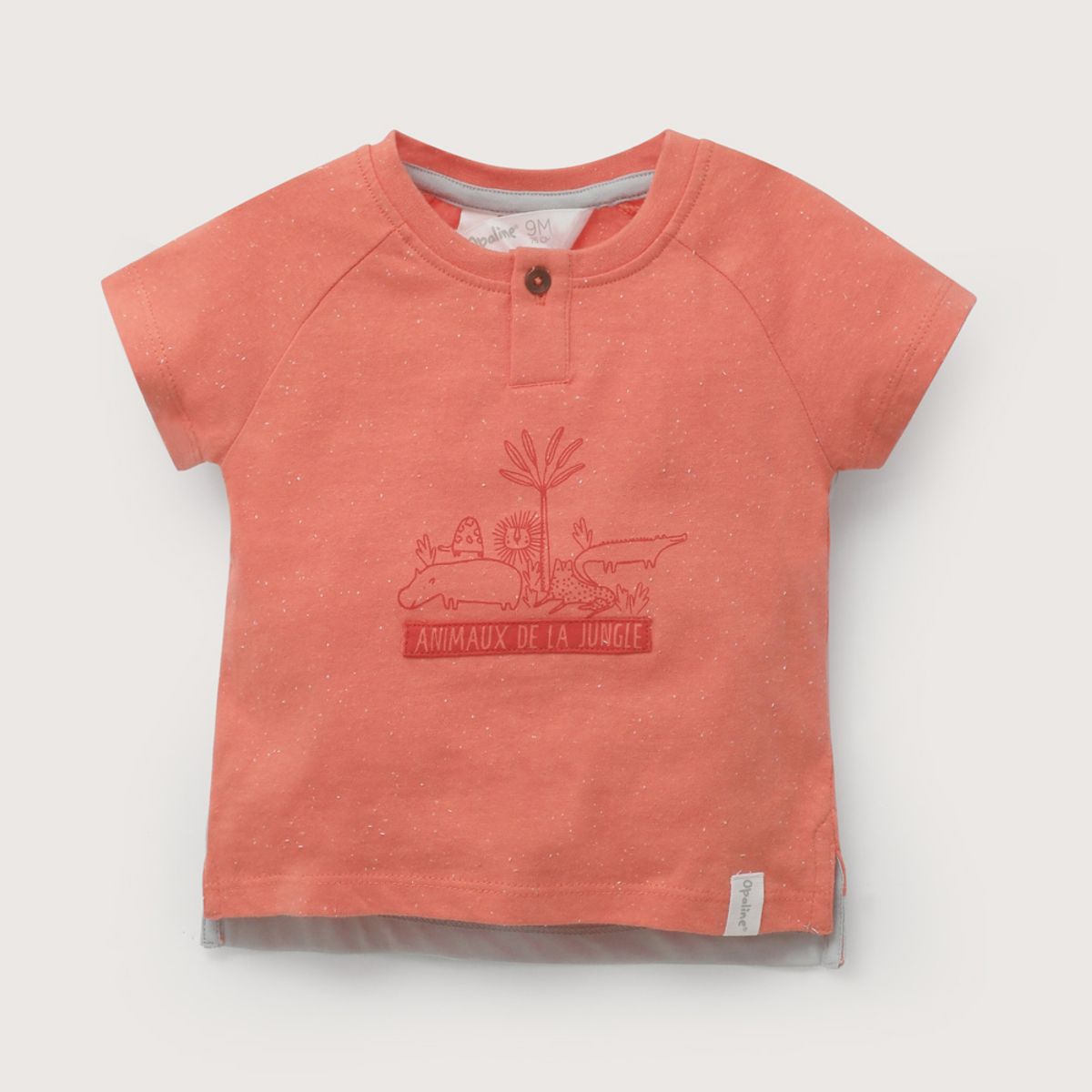 OPALINE - Polera manga corta roja de niño