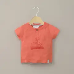 OPALINE - Polera manga corta roja de niño