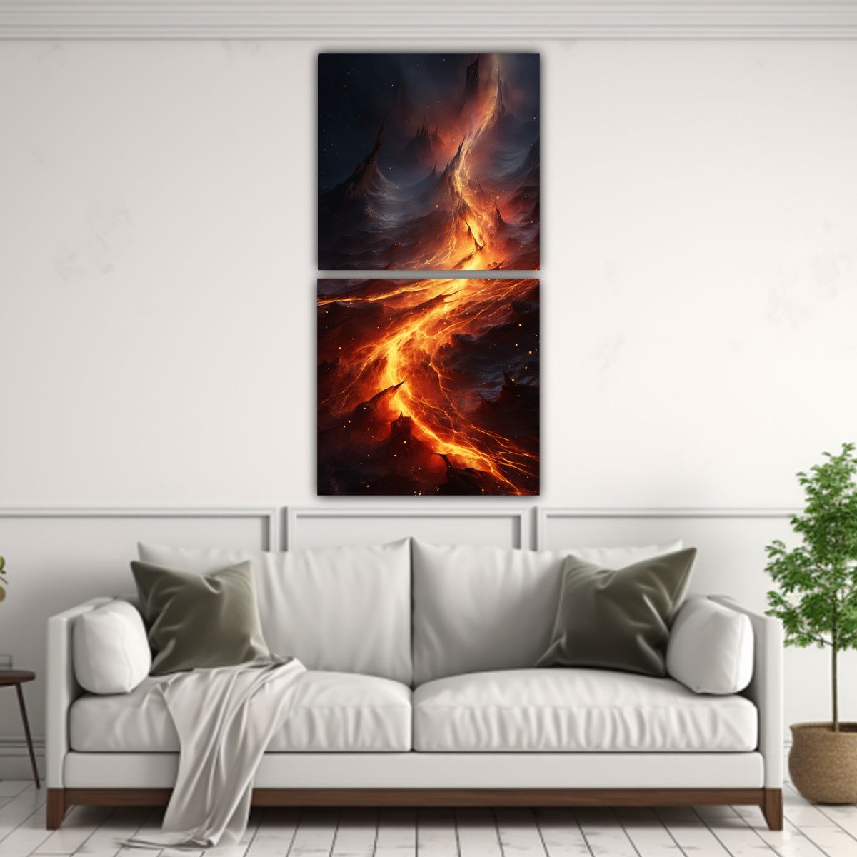 GENERICO - Pinturas Abstractas De Decoración Que Ilustran 30x60 Cm