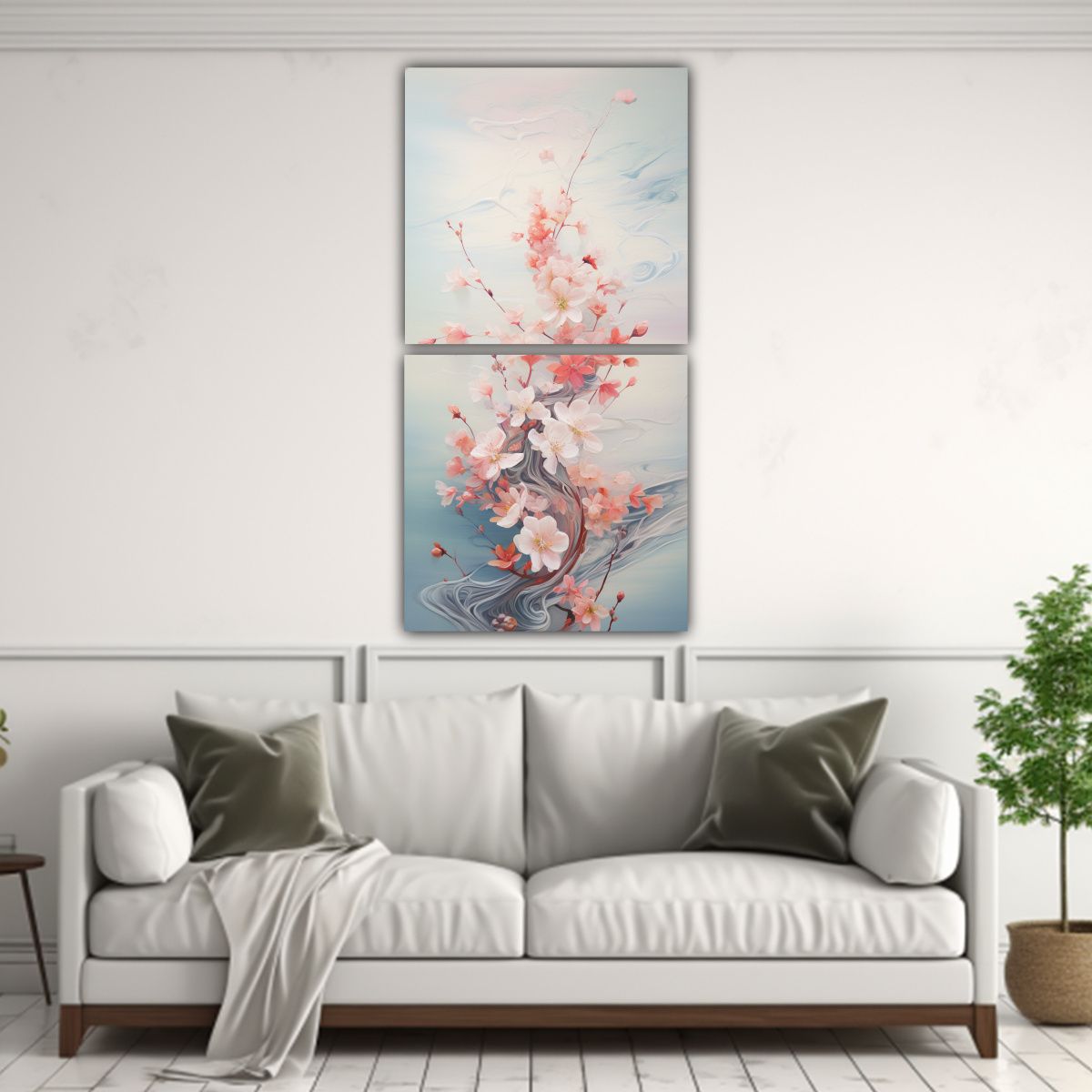 GENERICO - Conmovedora Narrativa Abstracta Tejida Con 30x60 Cm