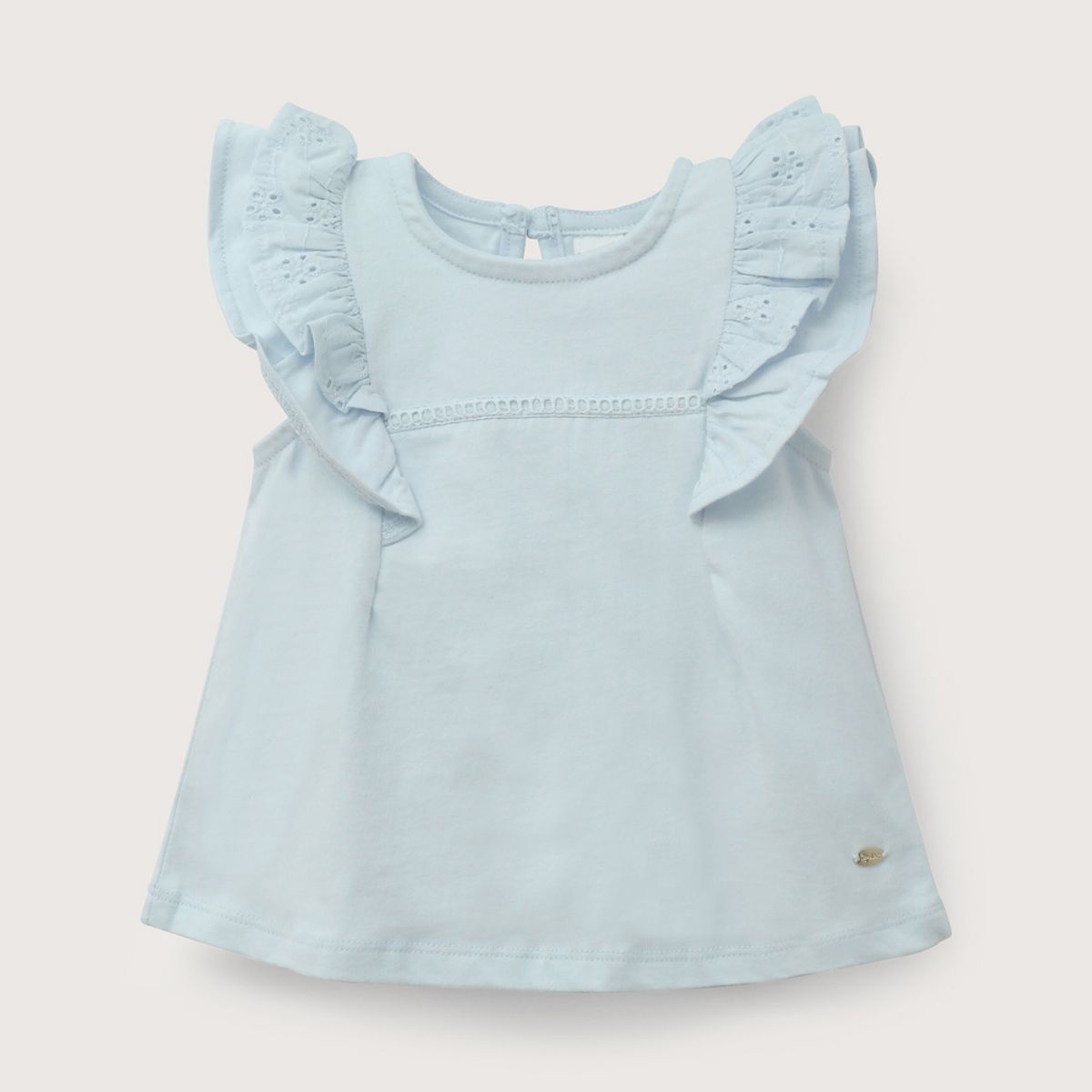 OPALINE - Polera celeste de niña