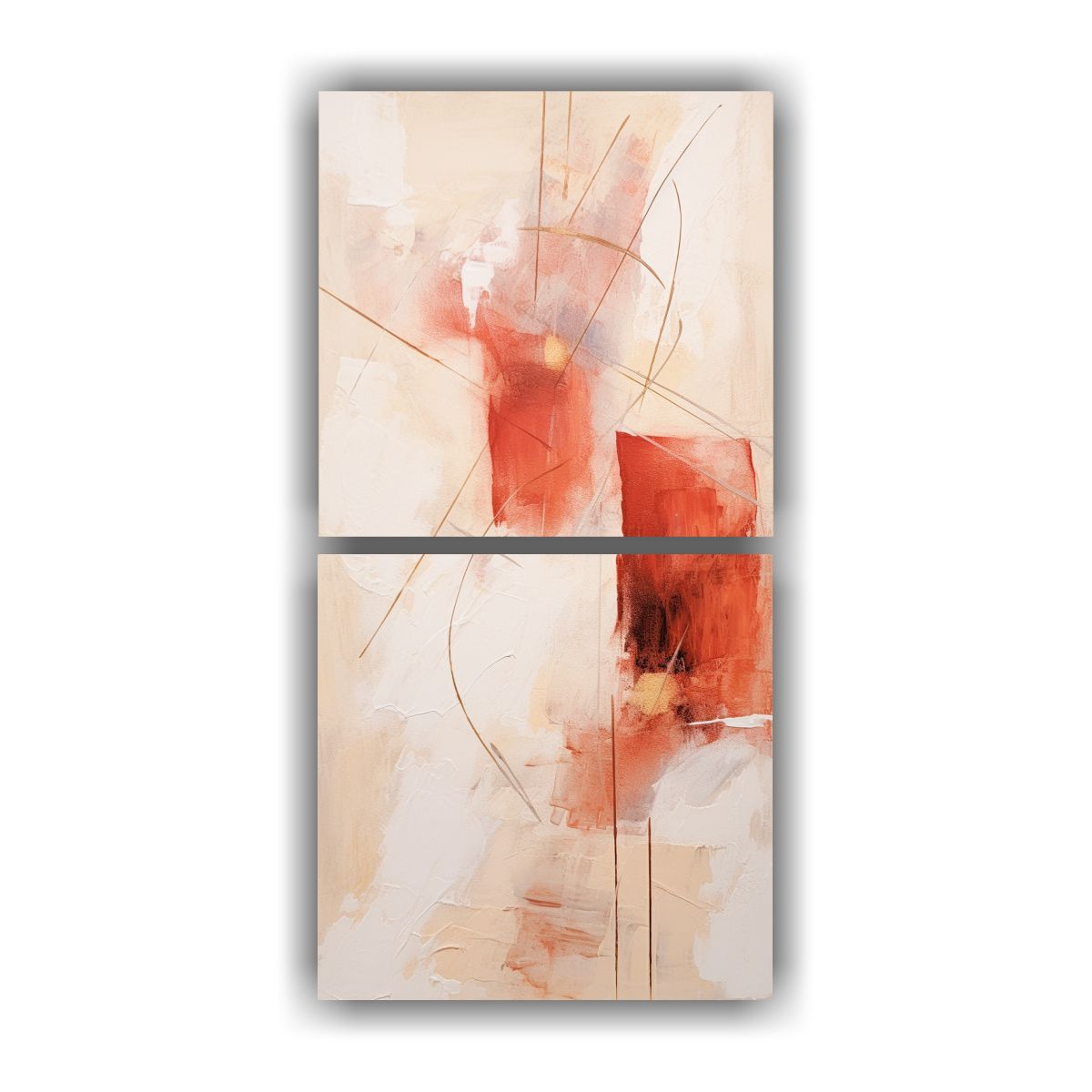 GENERICO - Cuadros De Pared Abstractos Minimalistas De 30x60 Cm