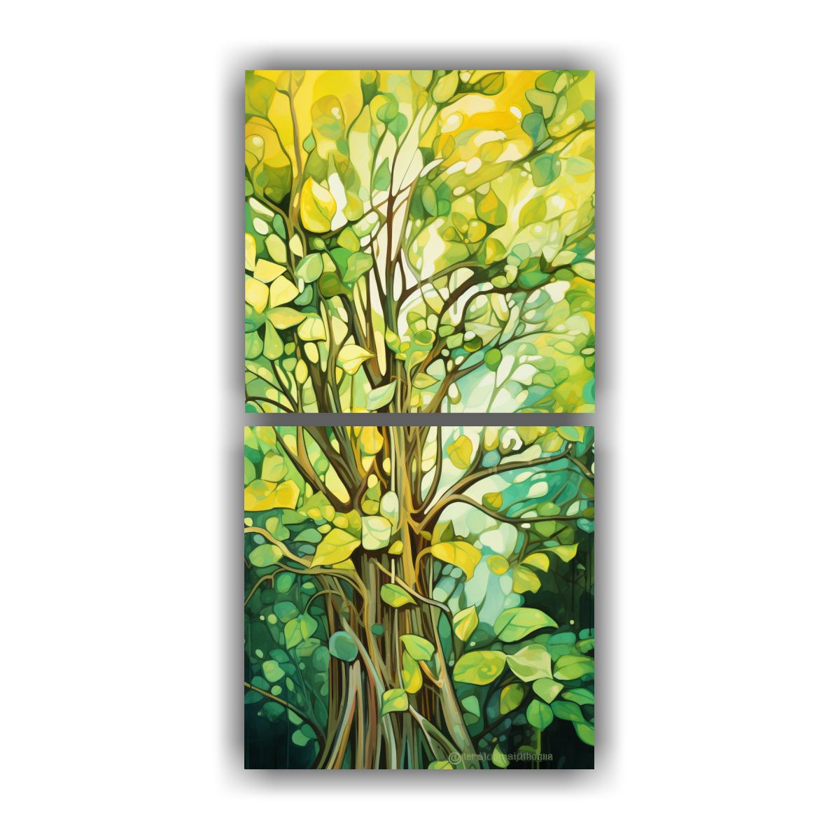 GENERICO - Pinturas Decorativas De Concepto De Bellas Artes 20x40 Cm