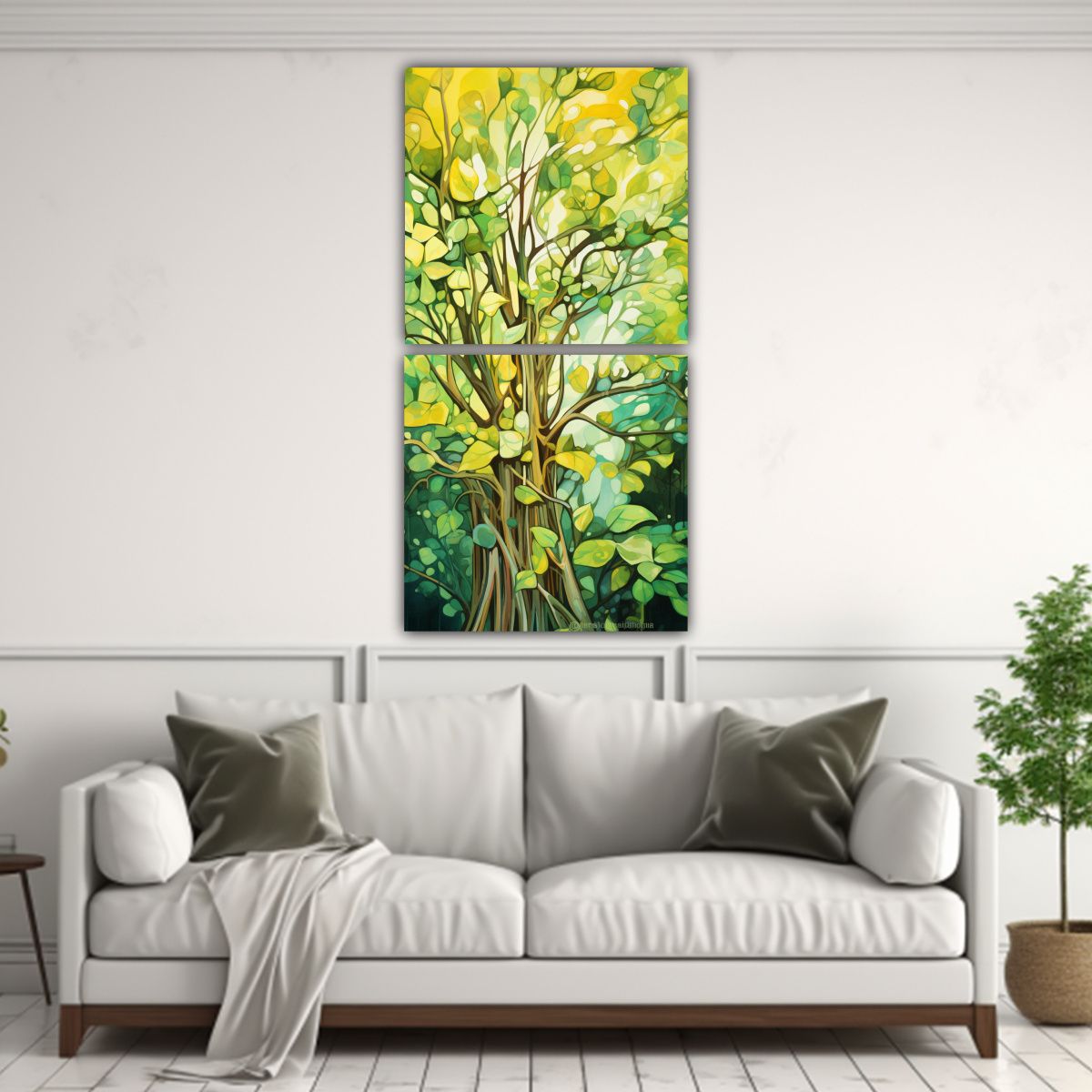 GENERICO - Pinturas Decorativas De Concepto De Bellas Artes 20x40 Cm