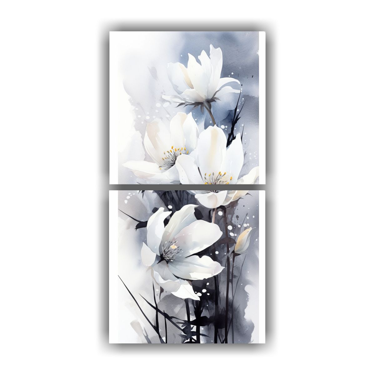 GENERICO - Pintura Tela Canvas Personalidad Flores Para 30x60 Cm