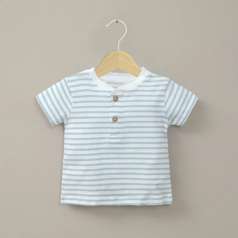 OPALINE - Polera manga corta blanca de bebé niño