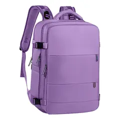 SUPERCENTER - Mochila De Viaje Avión Aprobado Gran Capacidad Violeta