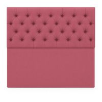 Respaldo De Cama 1.5 Plazas Palo Rosa Capitone