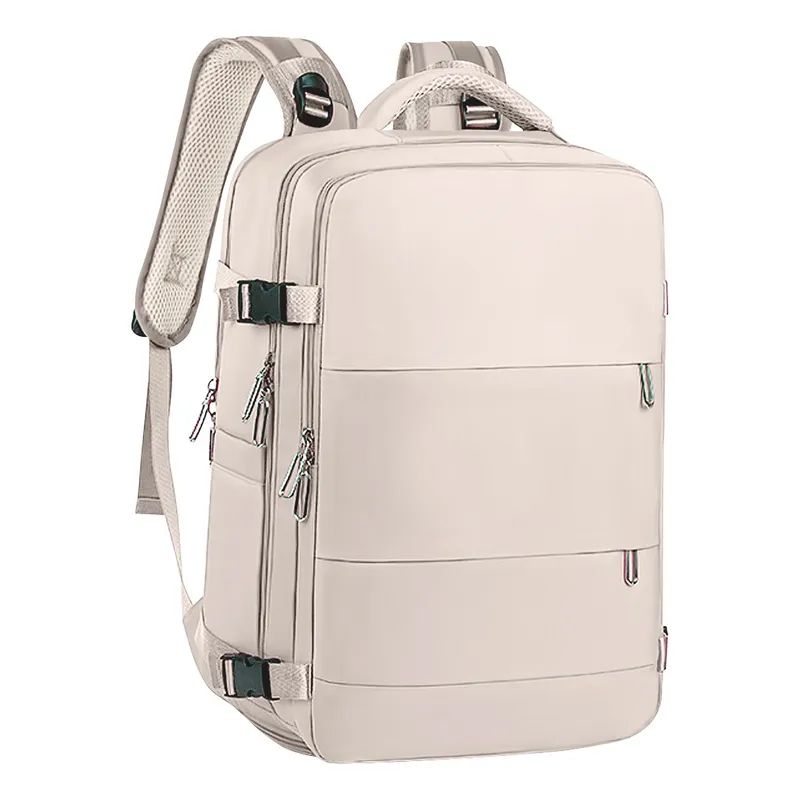 SUPERCENTER - Mochila De Viaje Avión Aprobado Gran Capacidad Beige