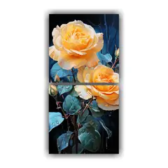 GENERICO - Set 2 Cuadros De Pared Creatividad Espectacular 30x60 Cm