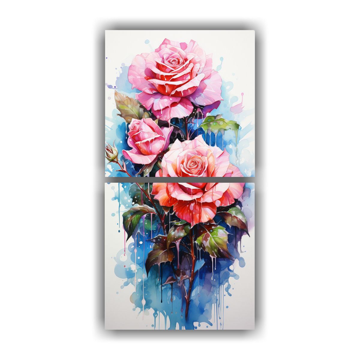 GENERICO - Pinturas Vanguardia Detalles Intrincados Rosa 20x40 Cm