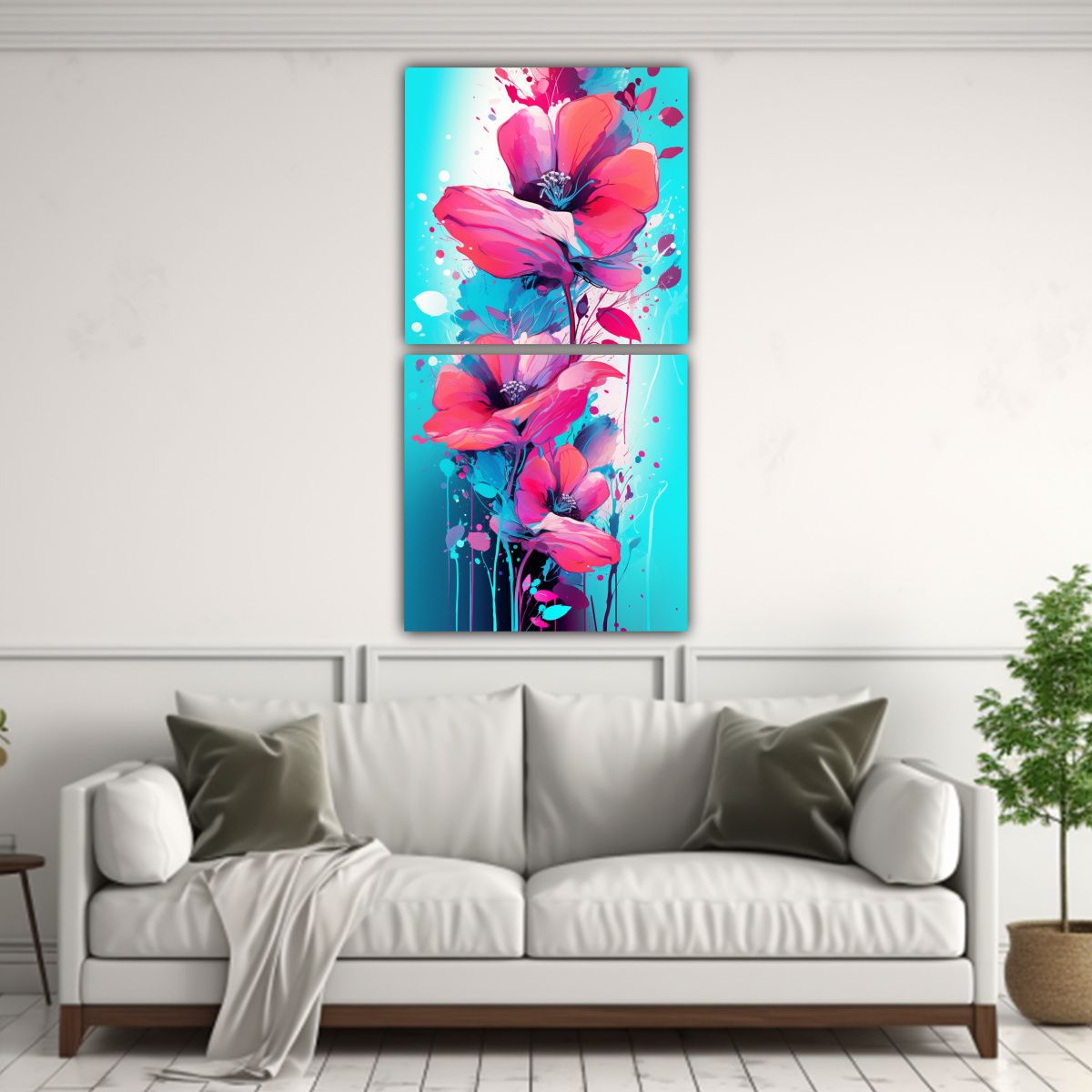 GENERICO - Pinturas Decorativas En Estilo Neonoir Con Imagen 60x120 Cm