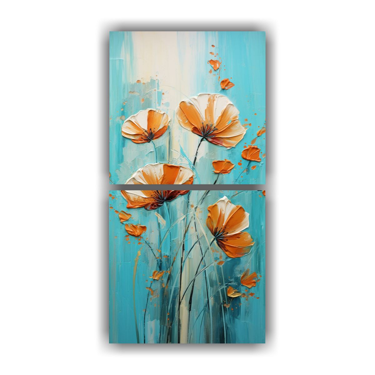 GENERICO - Pintura En Lienzo Estilo Galería Equilibrio De 30x60 Cm